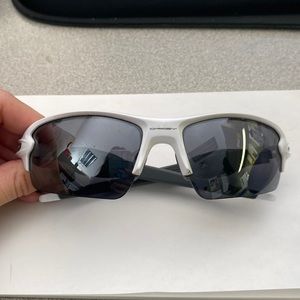 Oakley Flak 2.0 White Sunglasses